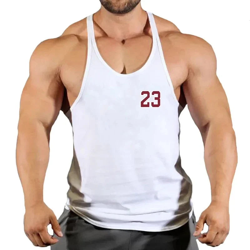 Débardeur Stringer Musculation Homme Gilet Fitness Vêtement Bodybuilding Débardeurs Musculation Débardeur Coton Sans Manches Entraînement