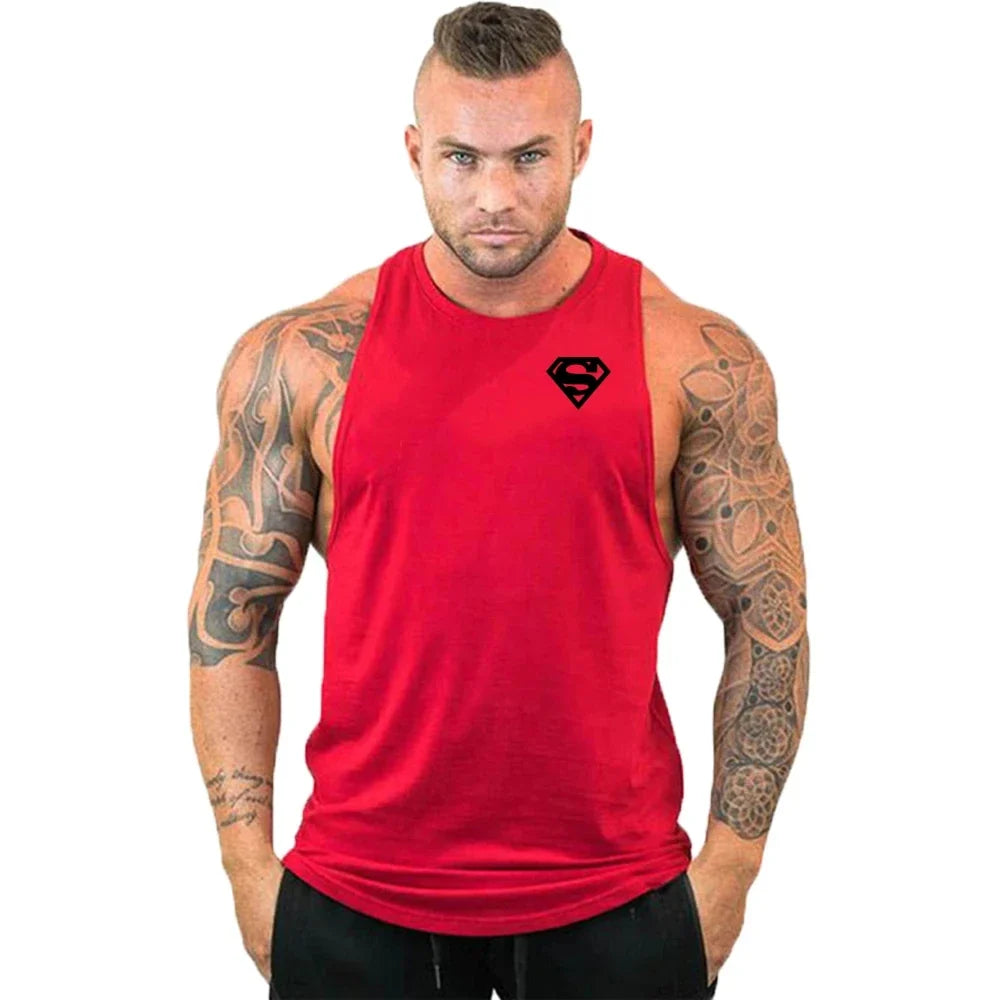 Débardeurs Stringer de Musculation et Fitness pour Hommes Débardeur de Gym Débardeur de Sport Maillot de Corps Maillot de Sport Sans Manches